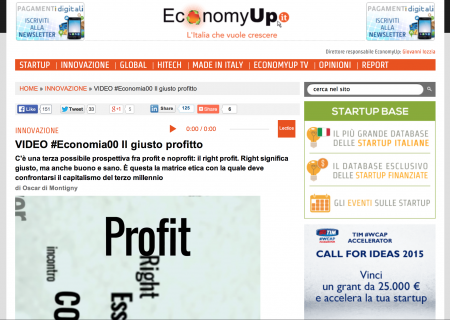 Le mie interviste su Economy UP