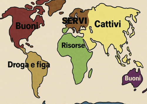 Nella mappa semplificata del mondo siamo i peggiori: siamo i SERVI